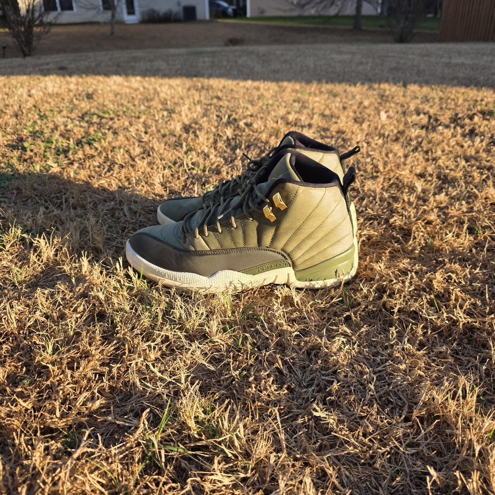 Jordan Retro 12- Olive Green
